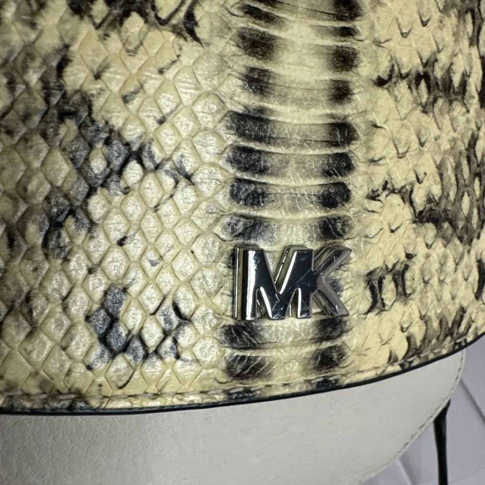 Michael Michael Kors Like New Python Half Dome Crossbody Bag - Picture 3 of 16